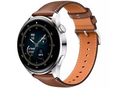 Умные часы Huawei Watch 3 Galileo-L21E Steele-Brown Leather Strap 55026813 (854876)