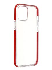 Чехол Gurdini для APPLE iPhone 12 Pro Max Crystall Ice Silicone Red 913032 (800091)