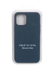 Чехол Krutoff для APPLE iPhone 12 / 12 Pro Silicone Case Gray Blue 11146 (805587)