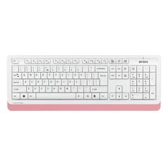 Клавиатура A4TECH Fstyler FK10, USB, белый розовый [fk10 pink] (1192155)