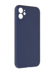 Чехол Alwio для APPLE iPhone 11 Soft Touch Dark Blue ASTI11BL (870403)