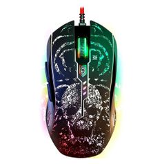Мышь Defender Invoker GM-947, игровая, оптическая, проводная, USB, черный [52947] (1459076)