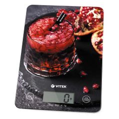 Весы кухонные Vitek VT-8032, темно-серый/рисунок (1150563)