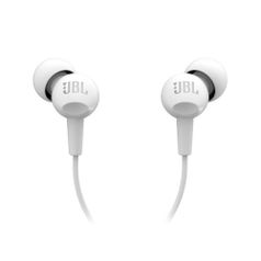 Гарнитура JBL C100SIU, 3.5 мм, вкладыши, белый [jblc100siuwht] (494848)