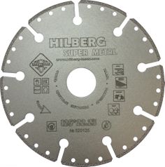Диск алмазный отрезной 125 посадочное 22,23 мм Hilberg Super Metal 520125 (1728836606)