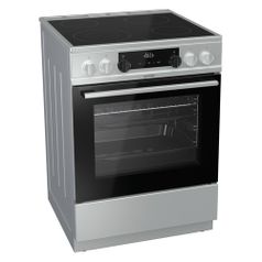 Электрическая плита GORENJE EC6341XC, стеклокерамика, нержавеющая сталь (480451)