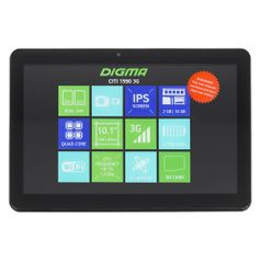 Планшет Digma CITI 1590 3G, 2GB, 16GB, 3G, Android 9.0 черный [ps1207mg] (1112455)