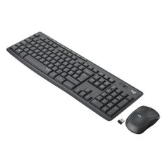 Комплект (клавиатура+мышь) Logitech MK295 Silent Wireless Combo, USB, беспроводной, черный [920-009807] (1427063)