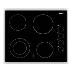 Варочная панель Beko HIC64101X, Hi-Light, независимая, черный (306145)