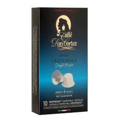 Кофе капсульный CARRARO Don Cortez Guatemala, капсулы, совместимые с кофемашинами NESPRESSO®, крепость 6, 10 шт (1406171)