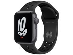 Умные часы Apple Watch SE GPS 40мм Aluminum Case with Nike Sport Band, серый космос/антрацитовый/черный (877570)