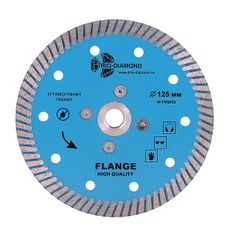 Алмазный диск отрезной 125 мм с фланцем (M-14) Turbo серия Grand hot press FHQ452 (1336038206)