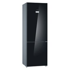 Холодильник Bosch KGN49SB3AR, двухкамерный, черный/стекло (1167705)