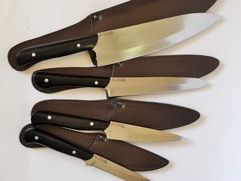 Набор кухонных ножей их Х12МФ из 4 предметов,  рукояти нож...  (2147020472)