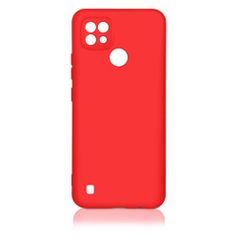 Чехол (клип-кейс) DF rmOriginal-11, для Realme C21, красный [df rmoriginal-11 (red)] (1522728)