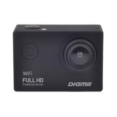 Видеорегистратор Digma FreeDrive Action Full HD WiFi, черный (1132272)