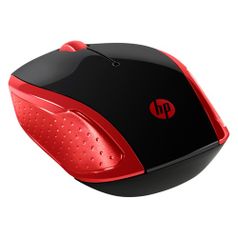 Мышь HP 200 Emprs, оптическая, беспроводная, USB, красный [2hu82aa] (1016357)