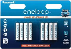 Аккумулятор AAA - Panasonic Eneloop 750 mAh (8 штук) BK-4MCCE/8BE (394547)