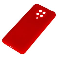 Чехол (клип-кейс) BORASCO Microfiber Case, для Xiaomi Poco F2 Pro, красный [39083] (1404751)