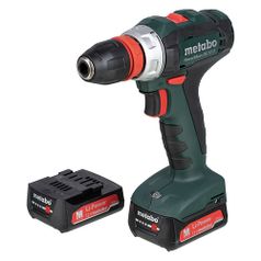 Дрель-шуруповерт METABO PowerMaxx BS 12 Q 2Ач [601037500] (1170718)