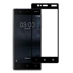 Аксессуар Защитное стекло Pero для Nokia 3 2.5D Black (506557)