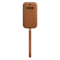 Чехол (футляр) Apple Leather Sleeve with MagSafe, для Apple iPhone 12/12 Pro, золотисто-коричневый [mhyc3ze/a] (1440536)