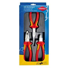 Набор инструментов KNIPEX KN-002012, 3 предмета, диэлектрический (1414871)