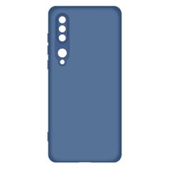 Чехол (клип-кейс) BORASCO Microfiber Case, для Xiaomi Mi 10, синий [39356] (1439940)