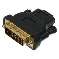 Переходник HDMI (f) - DVI-D (m), GOLD [adapter dvi-hdmi] (533387)