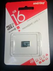 Карта памяти SmartBuy 16Gb microSD Class 10 (63113920)