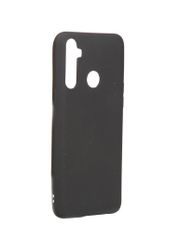 Чехол Brosco для Realme 5 Matte Black RM-5-COLOURFUL-BLACK (734989)