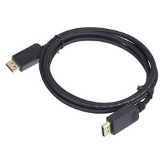 Кабель Display Port 1.2v, DisplayPort (m) - DisplayPort (m), GOLD , 2м, черный (1147266)