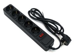 Сетевой фильтр 5bites 5 Sockets 1m Black SP5B-110 (662814)