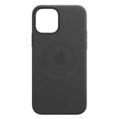 Чехол (клип-кейс) Apple Leather Case with MagSafe, для Apple iPhone 12 mini, черный [mhka3ze/a] (1430116)