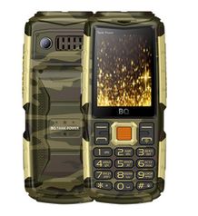 Сотовый телефон BQ BQ-2430 Tank Power Camouflage-Gold (519581)