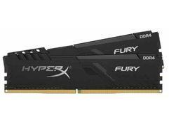 Модуль памяти HyperX Fury Black DDR4 DIMM 3600MHz PC28800 CL18 - 64Gb Kit (2x32Gb) HX436C18FB3K2/64 (752591)
