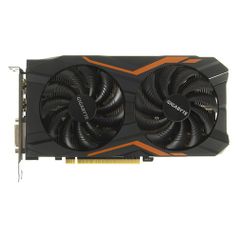 Видеокарта GIGABYTE nVidia GeForce GTX 1050TI , GV-N105TG1 GAMING-4GD, 4Гб, GDDR5, OC, Ret (408318)