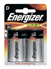 Батарейка D - Energizer Max LR20 1.5V (2шт) E301533400 / 39519 (664835)