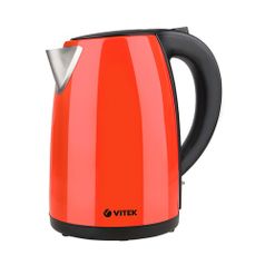Чайник электрический VITEK VT-7026, 2200Вт, коралловый и черный (1034018)