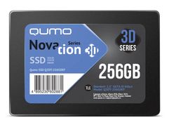 Твердотельный накопитель Qumo Novation TLC 3D 256Gb Q3DT-256GSKF (859986)