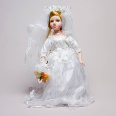 Кукла -невеста фарфоровая  "Мэгги", 40.5 см (14693)