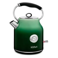 Чайник электрический KitFort КТ-679-2, 2200Вт, зеленый (1376223)