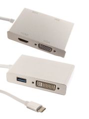 Адаптер Palmexx USBC 4 in 1 HDMI - USB 3.1 - VGA - DVI PX/HUB USBC-4in1 (550860)