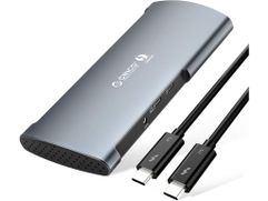 Хаб USB Orico Thunderbolt 3 8 in 1 Multi Function Docking Station TB3-S1 Grey (843126)