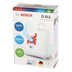 Пылесборники Bosch BBZ41FGALL, универсальные, 4 шт., для пылесосов Bosch, один микрофильтр (1360602)