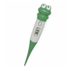 Термометр электронный A&D DT-624 "Лягушка", зеленый (912492)