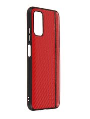 Чехол G-Case для Xiaomi Redmi Note 10T / Poco M3 Pro Carbon Red GG-1491 (865823)