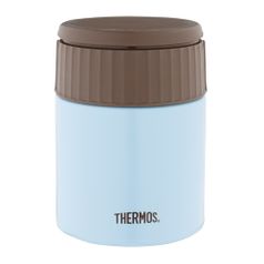 Термос Thermos JBQ-400-AQ, 0.4л, голубой/ коричневый (1088120)