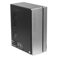 Компьютер LENOVO IdeaCentre 510-15ICB, Intel Core i3 8100, DDR4 4Гб, 1000Гб, Intel UHD Graphics 630, DVD-RW, CR, Free DOS, серебристый [90hu006ars] (1085406)