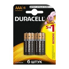 Батарейка AAA - Duracell LR03 BL6 (6 штук) (175886)